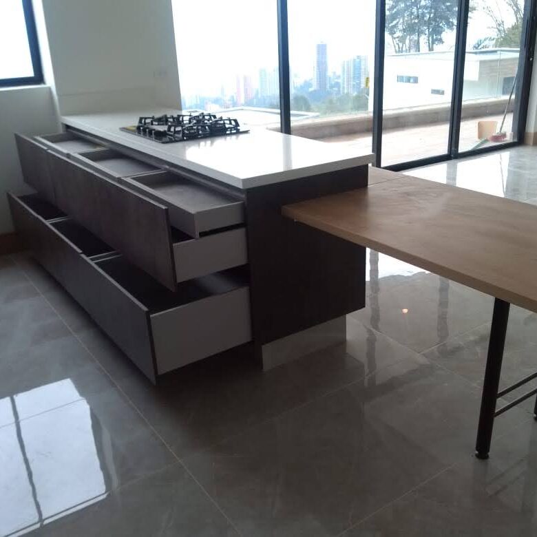 cocina barra integrada